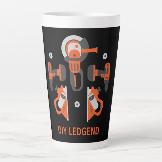 Thuisverbetering Latte Mok (Voorkant)