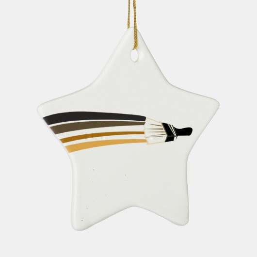 Thuisverf | Kunstschildpenseel Keramisch Ornament (Rechts)