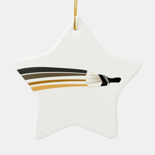 Thuisverf | Kunstschildpenseel Keramisch Ornament (Voorkant)