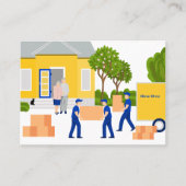 thuisverhuisservice visitekaartje (Voorkant)