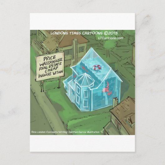 Thuisverkoop van onroerend goed - nightmare Funny Briefkaart (Voorkant)