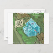 Thuisverkoop van onroerend goed - nightmare Funny Briefkaart (Voorkant / Achterkant)