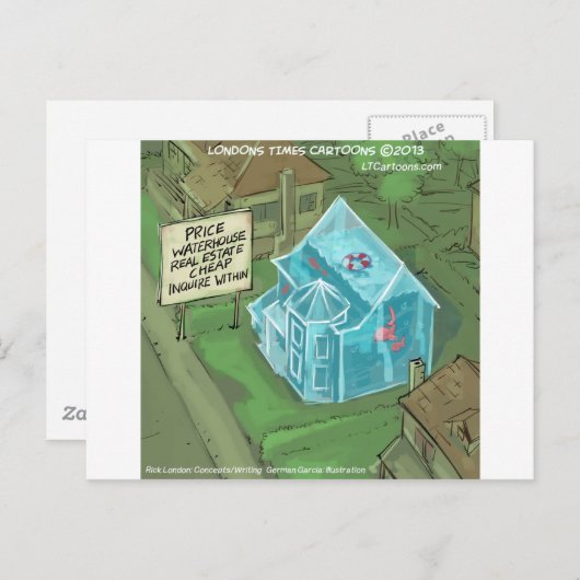 Thuisverkoop van onroerend goed - nightmare Funny Briefkaart (Voorkant / Achterkant)