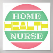 Thuisverpleegkundige Poster (Voorkant)