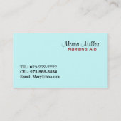 Thuisverpleging Visitekaartjes (Achterkant)