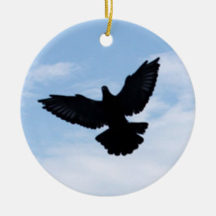 Thuisversiering van duif keramisch ornament