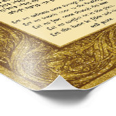 Thuisversleten Hebreeuws Vintage Florentine Foto Afdruk (Hoek)