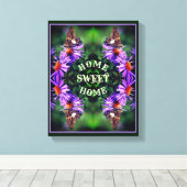 Thuisvliegenvlucht - Abstract voor thuisgebruik Canvas Afdruk (Insitu (Houten vloer))