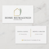 Thuisvoorstelling Visitekaartje (Voorkant / Achterkant)