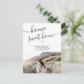 Thuisvriendelijk home script moderne foto verplaat aankondigingskaart (Staand voorkant)