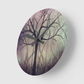 Thuiswandklokstructuur Kunstlicht Ronde Klok (Hoek)