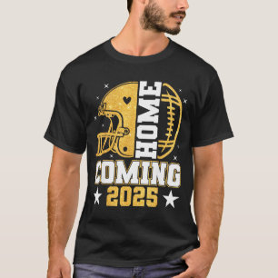 Thuiswedstrijd 2025 Hoco Voetbal Moeder Mama Meisj T-shirt