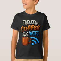 Thuiswerk Humor Gedreven Door Koffie En Wifi Op Af