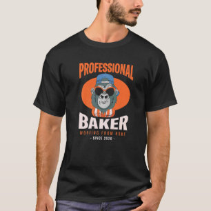 Thuiswerkende Banketbakker Bakkerij Baas Patissier T-shirt