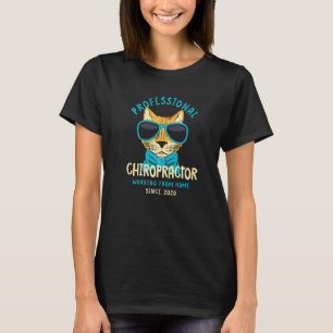 Thuiswerkende Chiropractor Chiropractie Kat 1 T-shirt