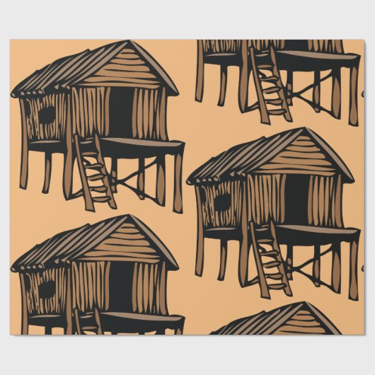 Thuiswerkpapier voor thuisgebruik met tatoeages cadeaupapier (Vlak)