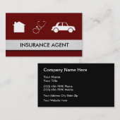 Thuisziekteverzekeringsthema Visitekaartje (Voorkant / Achterkant)