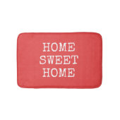 Thuiszoet citaat minimaal koraal badmat (Voorkant)
