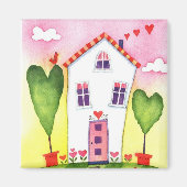 thuiszoet magneet (Voorkant)