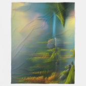 Thuiszoet startpunt in de bossen fleece deken (Voorkant)