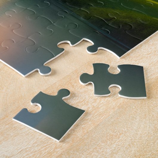 Thuiszoet startpunt in de bossen legpuzzel (Zijkant)