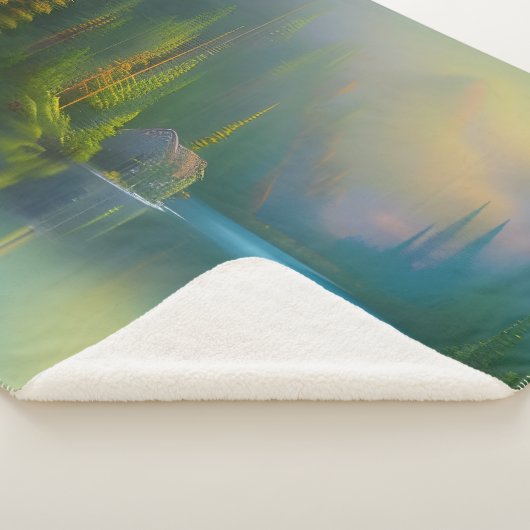 Thuiszoet startpunt in de bossen sherpa deken (3/4)