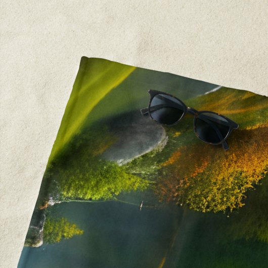 Thuiszoet startpunt in de bossen strandlaken (In situ)