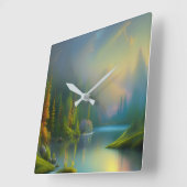 Thuiszoet startpunt in de bossen vierkante klok (Hoek)