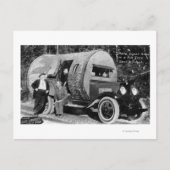 Thuiszoet startpunt in een andere structuur briefkaart (Voorkant)