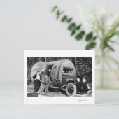 Thuiszoet startpunt in een andere structuur briefkaart (Staand voorkant)