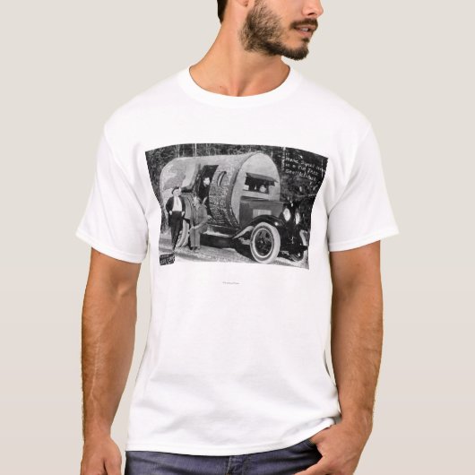 Thuiszoet startpunt in een andere structuur t-shirt (Voorkant)