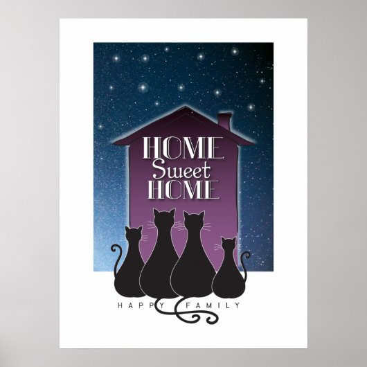 Thuiszoet thuisje - Fijne familie Poster (Voorkant)