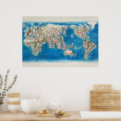 Thuiszoete huizen - Het wereldwijde dorp Urbanizze Poster (Keuken)