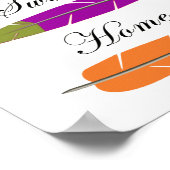 Thuiszoete inspirerend typografie poster (Hoek)