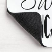 Thuiszoete Man-grot - zwart Muismat (Hoek)