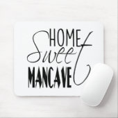 Thuiszoete Man-grot - zwart Muismat (Met muis)