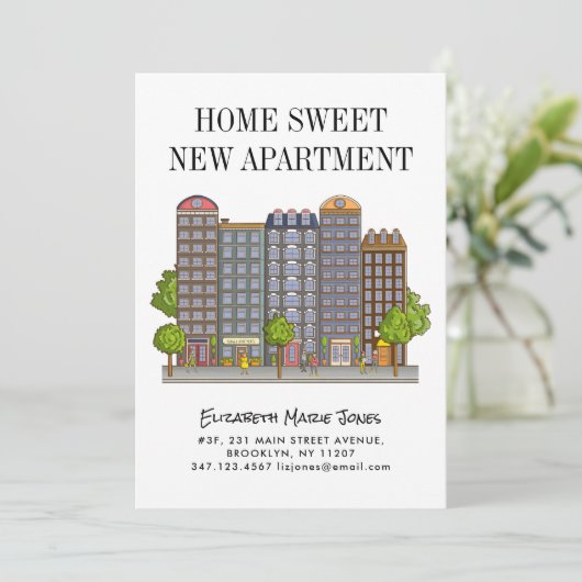 Thuiszoete nieuwe appartement Verplaatst naar de C Aankondiging (Staand voorkant)