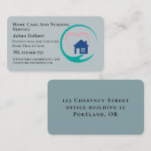 Thuiszorg en verpleging visitekaartje (Voorkant / Achterkant)