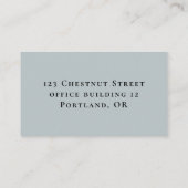 Thuiszorg en verpleging visitekaartje (Achterkant)