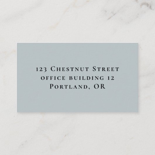 Thuiszorg en verpleging visitekaartje (Achterkant)