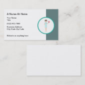Thuiszorg verpleegster visitekaartje (Voorkant / Achterkant)