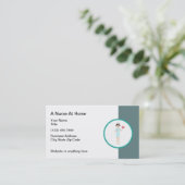 Thuiszorg verpleegster visitekaartje (Staand voorkant)