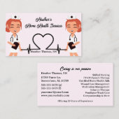 Thuiszorgdiensten Visitekaartje (Voorkant / Achterkant)