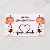 Thuiszorgdiensten Visitekaartje (Voorkant)