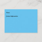 Thuiszorgverlener Visitekaartje (Achterkant)