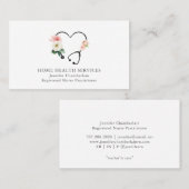 Thuiszorgverpleegster Visitekaartje (Voorkant / Achterkant)