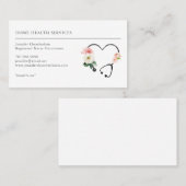 Thuiszorgverpleegster Visitekaartje (Voorkant / Achterkant)