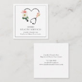 Thuiszorgverzekeraar Vierkante Visitekaartje (Voorkant / Achterkant)