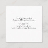 Thuiszorgverzekeraar Vierkante Visitekaartje (Achterkant)