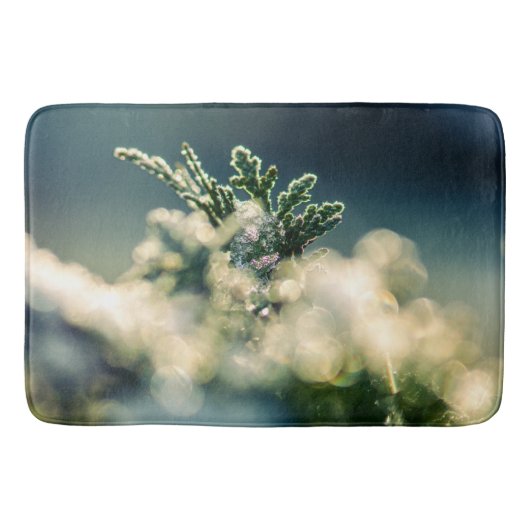 Thuja Winter Ice Crystals Badmat (Voorkant)